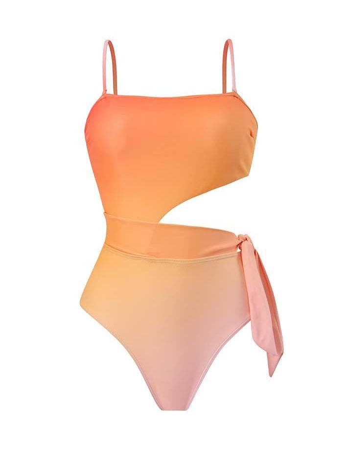 Generic 2-Piece New Style Bikini Women's Swimsuit With Skirt Holiday Beach Dress Women's Retro Swimsuit Summer - Image 3