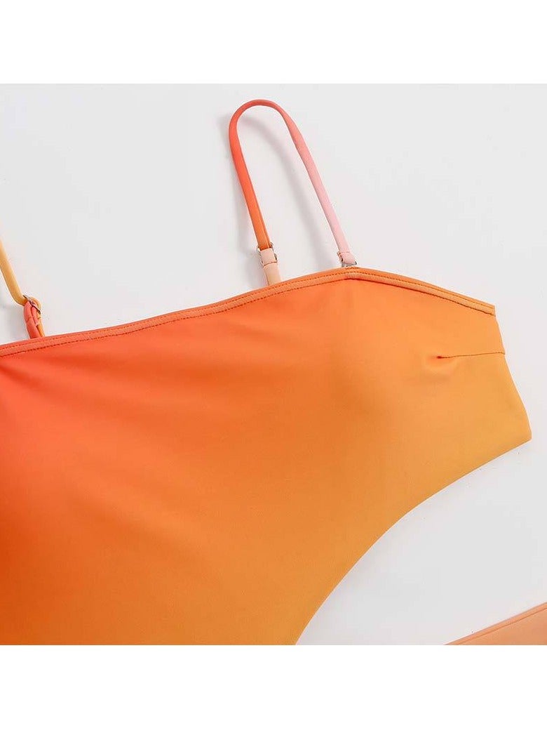 Generic 2-Piece New Style Bikini Women's Swimsuit With Skirt Holiday Beach Dress Women's Retro Swimsuit Summer - Image 5