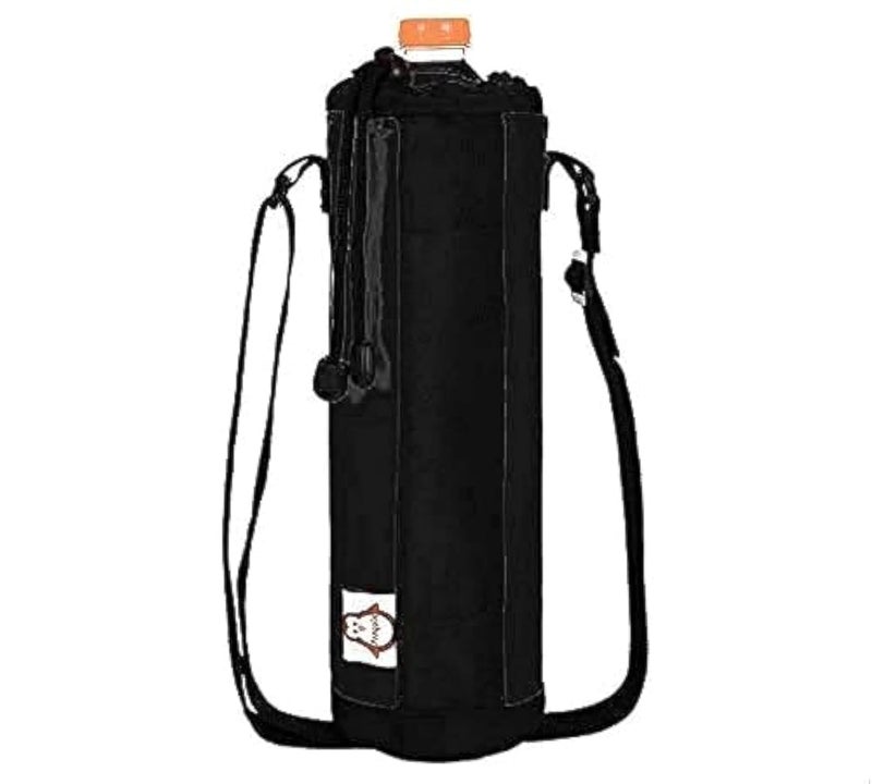 Penguin Insulated bottle bag - large - 1.5 liter waterproof - 33*10 dim - black
