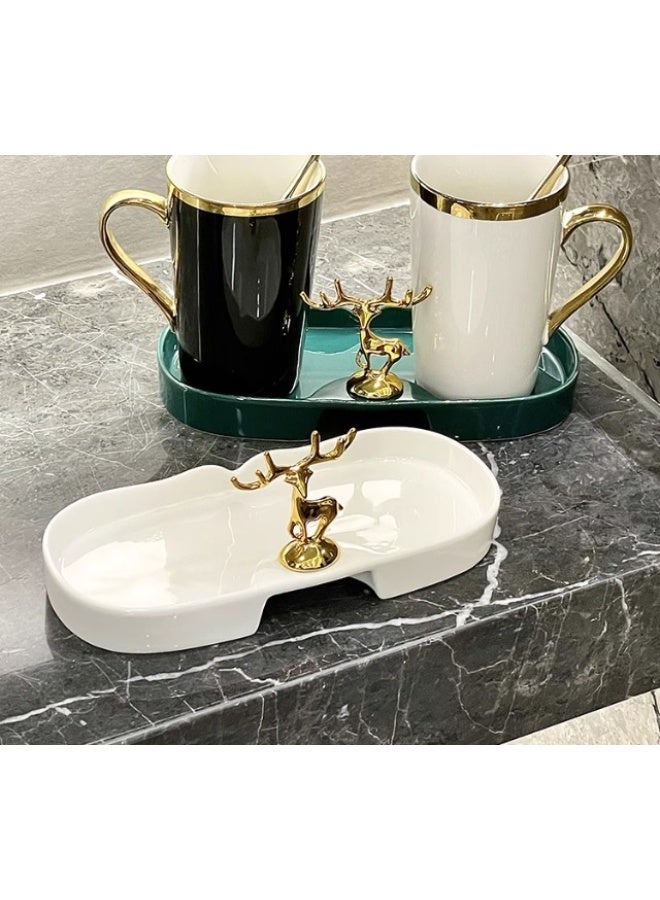 NeeMee High-end Mouthwash Cup Set for Home Use - Premium Toothbrush Holder and Wash Basin for a Sophisticated Bathroom Experience - Image 3