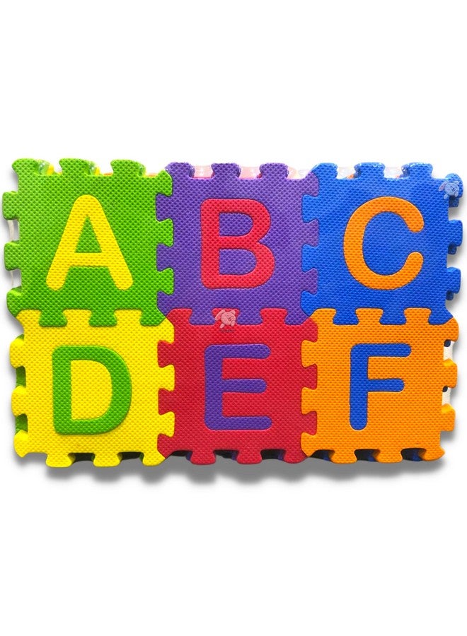 ستوريو مكعبات تعليمية من إسفنج أحجية من ستوريو لتعليم الحروف والأرقام للأطفال، من 0 إلى 9، سجادات تعليمية متشابكة للأطفال | مقاس كل مكعب 11.5 × 11.5 سم، سمك 9 مم - Image 1