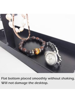 Hihonor Necklace Holder Stand Jewelry Stand Ring Organizer Necklace Display organizer Jewelry organizer (Black)  - Image 5