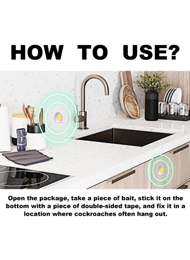 MOONSPRY 2-packs Home Insect Repellent Cockroach Bait 8pcs*2 - Image 5