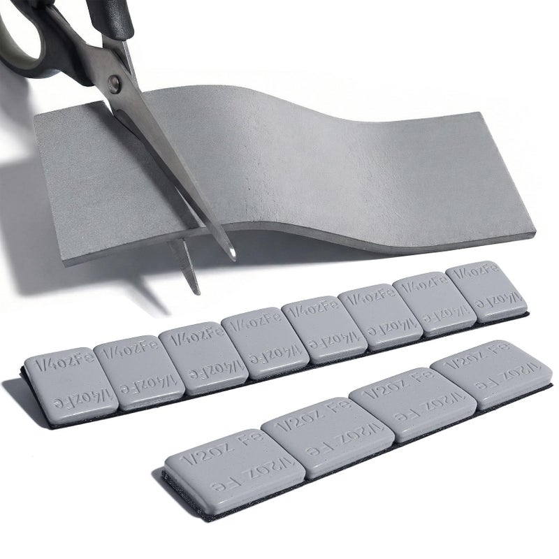 DZrudun Pinewood Car Weights Kit-7oz Total(4oz Derby Car Weights + 3oz Flexible Strip) - No Drill Stick-On Pinewood Car Weights - Adjust The COG, Quick& Easy Peel-and-Stick Installation for Max Speed - Image 1