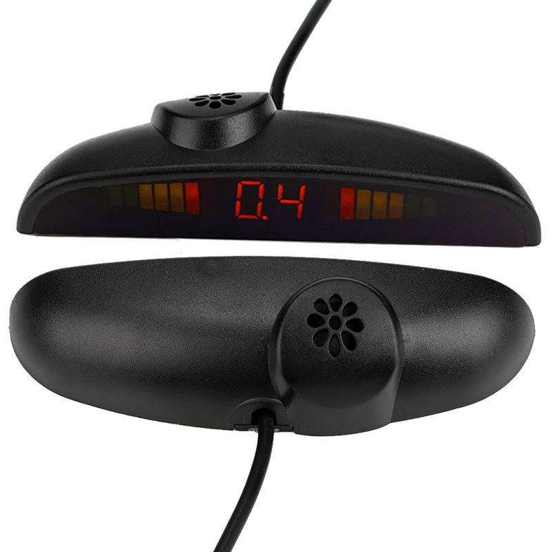 Car Parking System 4 Sensor Red Digital LED Display - High Sensibility Reverse Radar with Self-Inspection Backup Parking Sensors for Vehicles - Image 3