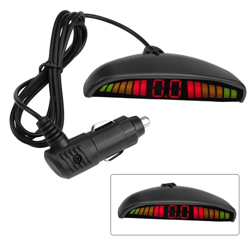 Car Parking System 4 Sensor Red Digital LED Display - High Sensibility Reverse Radar with Self-Inspection Backup Parking Sensors for Vehicles - Image 2