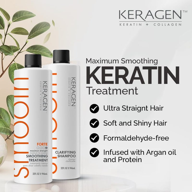 Keragen - Brazilian Keratin Smoothing Treatment, Dry and Damaged Hair - Image 4