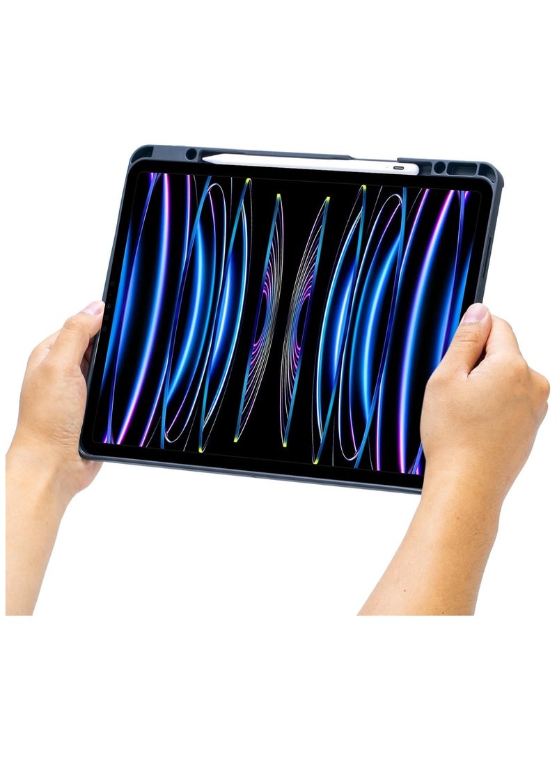 Removable Keyboard Case Compatible with iPad Air 13 Inch 2024 (Model number: A2903, A2904) Magic Bluetooth Keyboard Holster with Pen Holder for iPad Air 13 M2 - Image 5