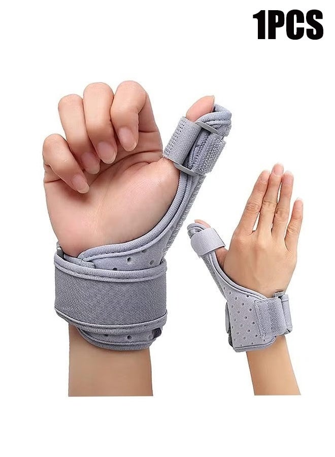 واي جيه ضلع الإبهام مع دعم الرسغ، ضلع الإبهام لالتهاب الأوتار في النفق الرسغي التهاب المفاصل التهاب الأوتار، ضلع الإبهام تناسب اليد اليسرى واليمنى - Image 1