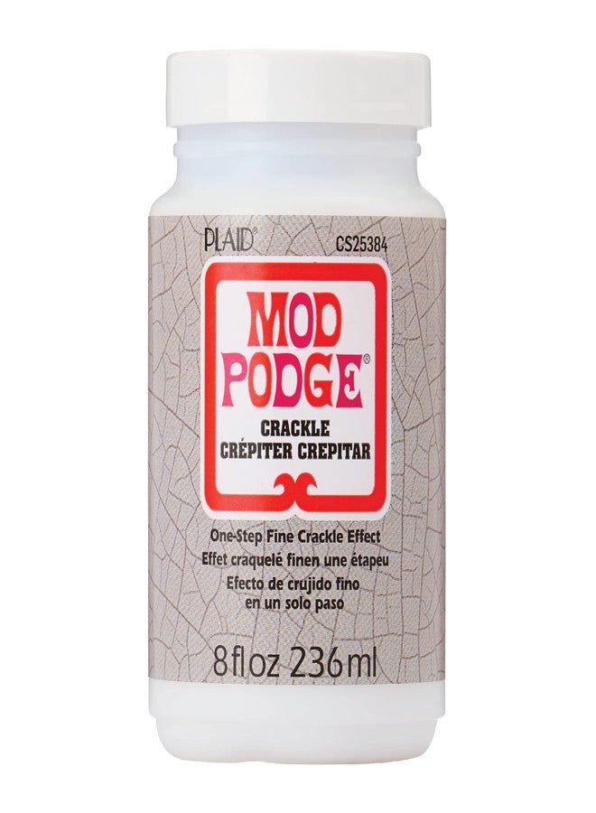 Mod Podge One-Step Crackle Medium, 8 fl oz Premium Acrylic Craft Sealer, Perfect for Easy to Apply DIY Arts and Crafts, CS25384 - Image 1