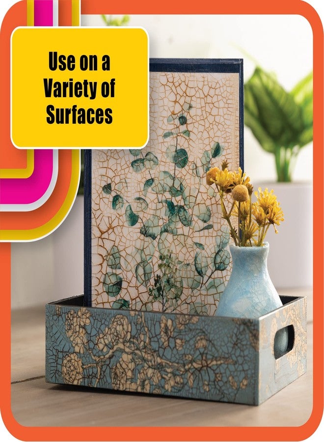 Mod Podge One-Step Crackle Medium, 8 fl oz Premium Acrylic Craft Sealer, Perfect for Easy to Apply DIY Arts and Crafts, CS25384 - Image 5