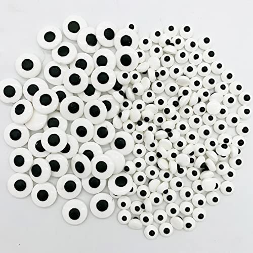 GEORLD Halloween Small Candy Edible Eyeballs Big Eyes Sprinkle Cake Cupcake Toppers Dessert Cookie Decorations Party Supplies 2 Bottles 6.9oz - Image 1
