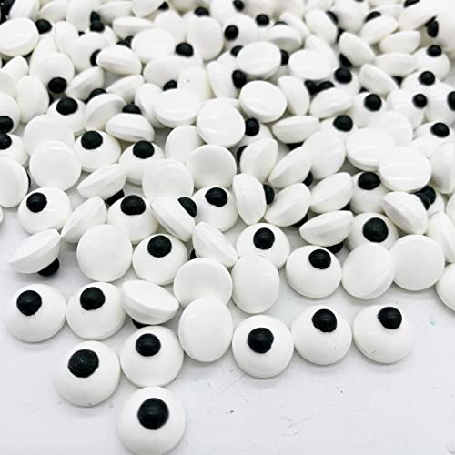 GEORLD Halloween Small Candy Edible Eyeballs Big Eyes Sprinkle Cake Cupcake Toppers Dessert Cookie Decorations Party Supplies 2 Bottles 6.9oz - Image 3