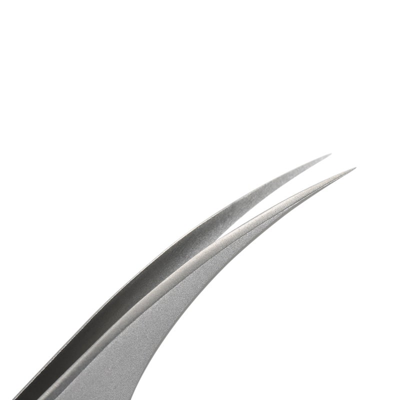 Stainless Steel Tweezers Eyelash Extension Tweezers Set Set of 2 Lash Extension Tweezers Eye Makeup Tools - Image 3