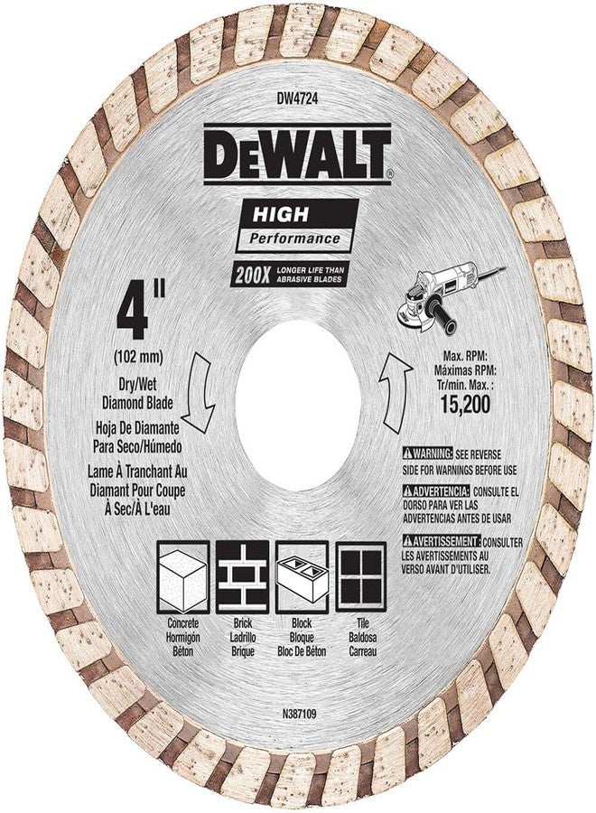 DEWALT DW4724B 4-Inch High Perf Masonry Blade, 10-Pack - Image 2