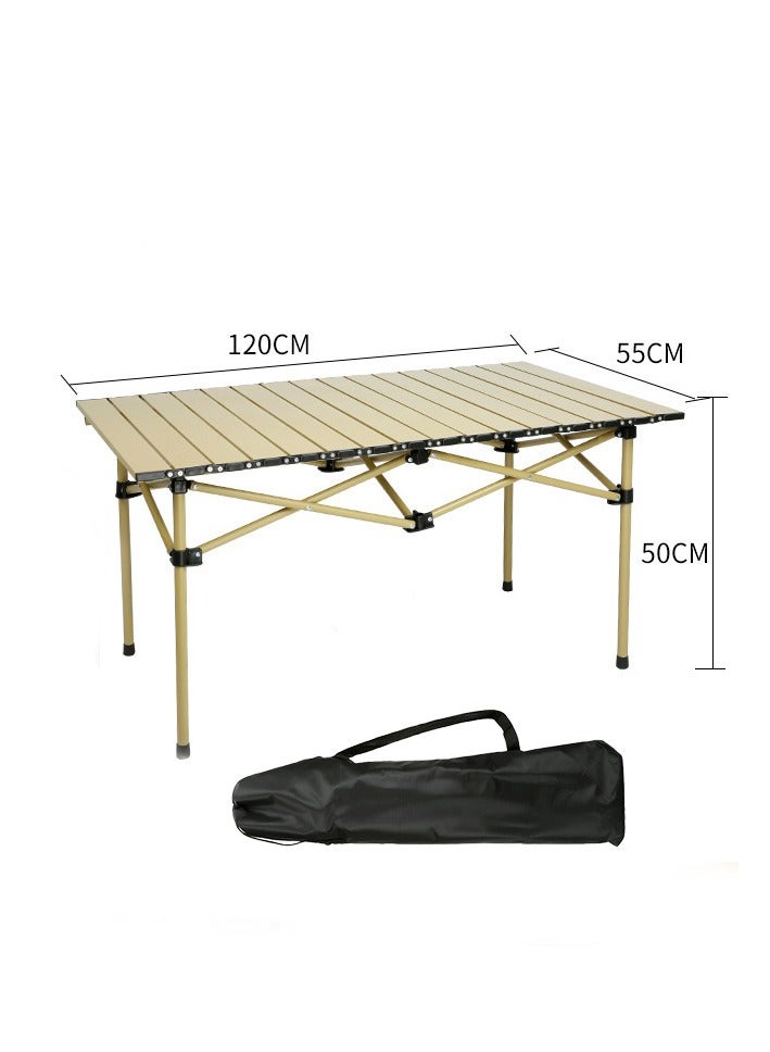 CIMIA 7PCS Portable Camping Chair and Table Set, Folding Camping Table Chair Set, Lightweight Backpacking Camping Chairs and Table Combo for Patio, Backyard, Garden, Poolside, Beach, Lawn, Porch - Image 2