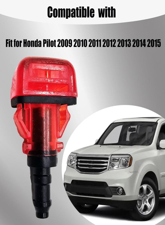 repustor Rear Windshield Washer Nozzles,Fit for Honda Pilot 2009-2015,Tailgate Rear Windshield Washer Nozzle,Replaces 76850-SZA-A01 - Image 2