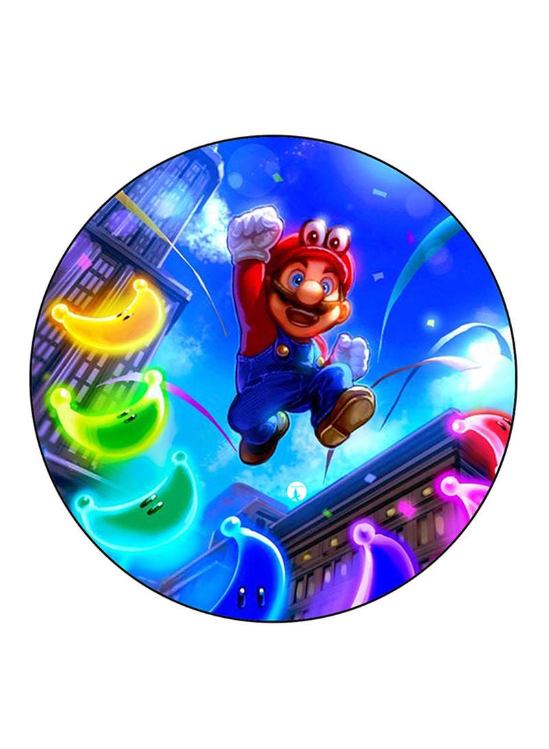 RKN Video Game Super Mario Printed Mouse Pad  Multicolour