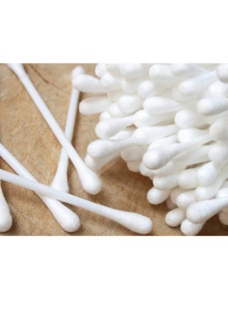 gouhamars Cotton swabs for children and adults 2 packs 200+200 pieces - Image 3