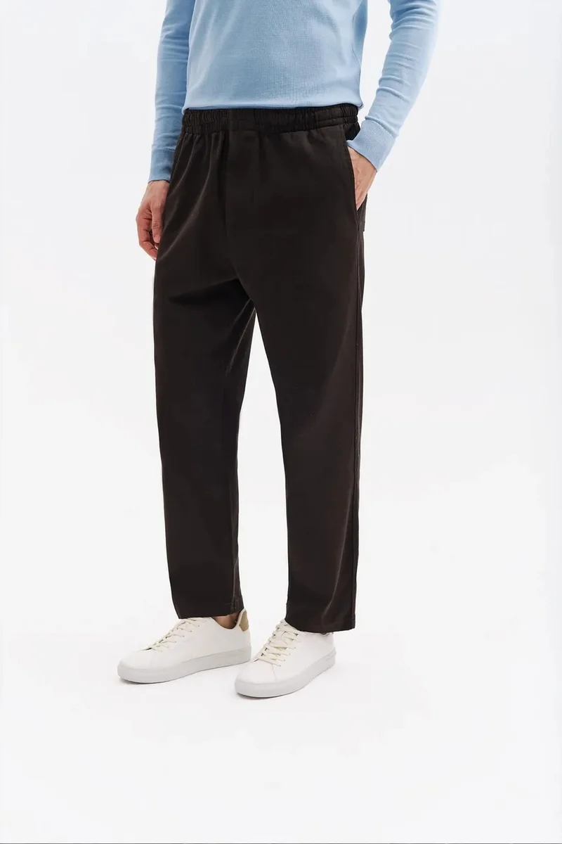 Giesto Black GIESTO Men's Cotton Stretch Suit Pants for Men | Best Price UAE