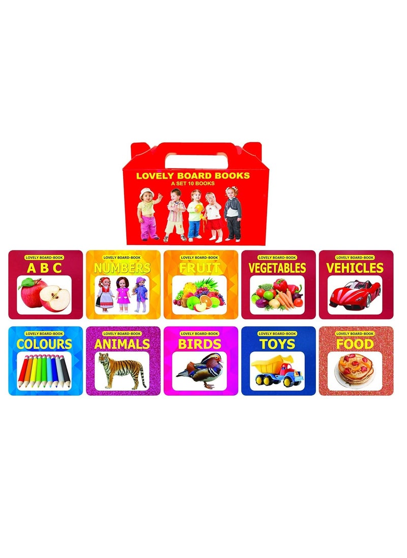 Dreamland Publications - Lovely Board Books Gift Pack (10 Titles) - Image 1