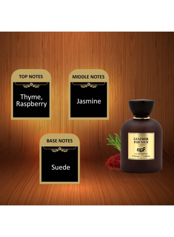 إم بي إف عطر ليذر للرجال - 100 مل - Image 4