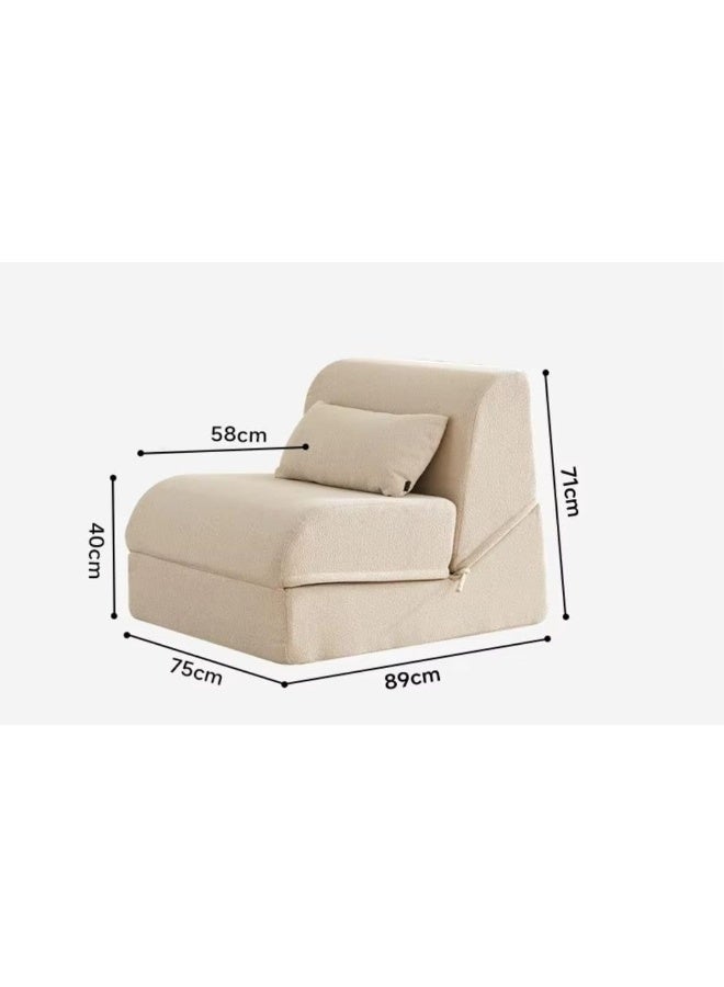 Modular Foldable Sofa in Black - Image 2