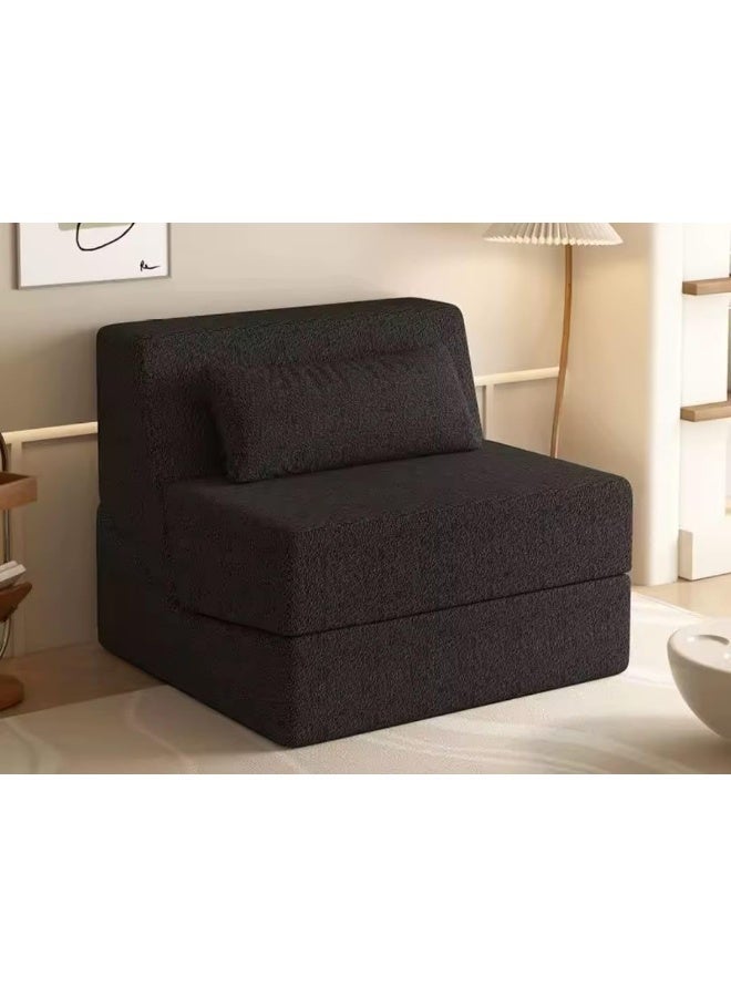Modular Foldable Sofa in Black - Image 1