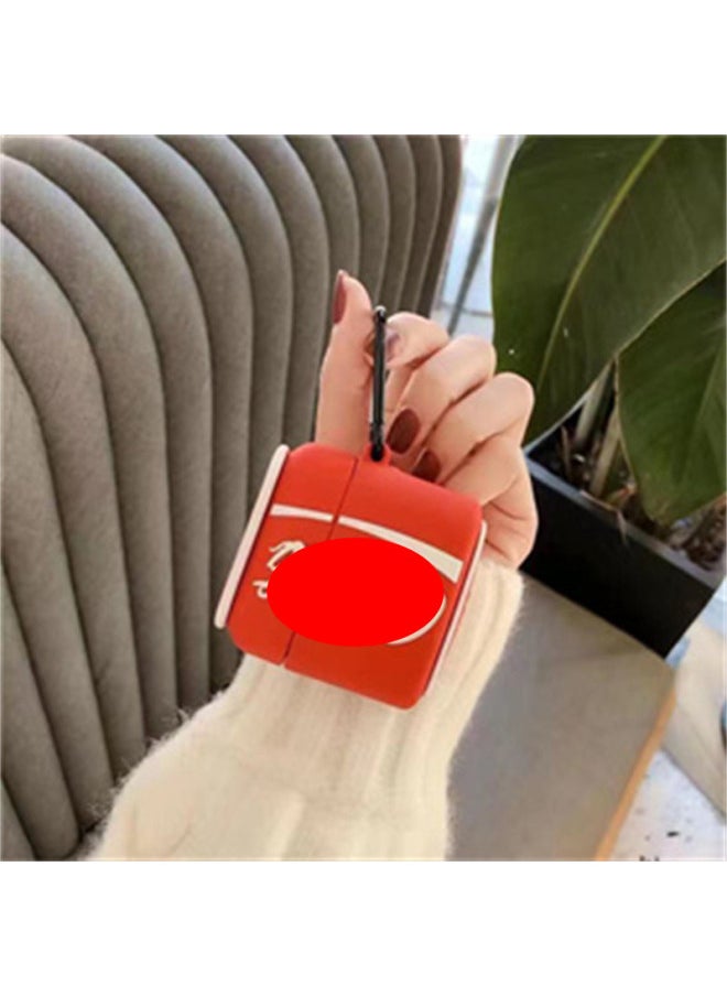 Generic - AirPods 4Th Generation Cartoon Silicone Soft Protective Cover Suitable For Apple Wireless Bluetooth Headphone Case Hot Sale In Foreign Trade-Color:B19 Model (with Hook)-Applicable Models:Airpods 4 (2024 Version) - Image 1