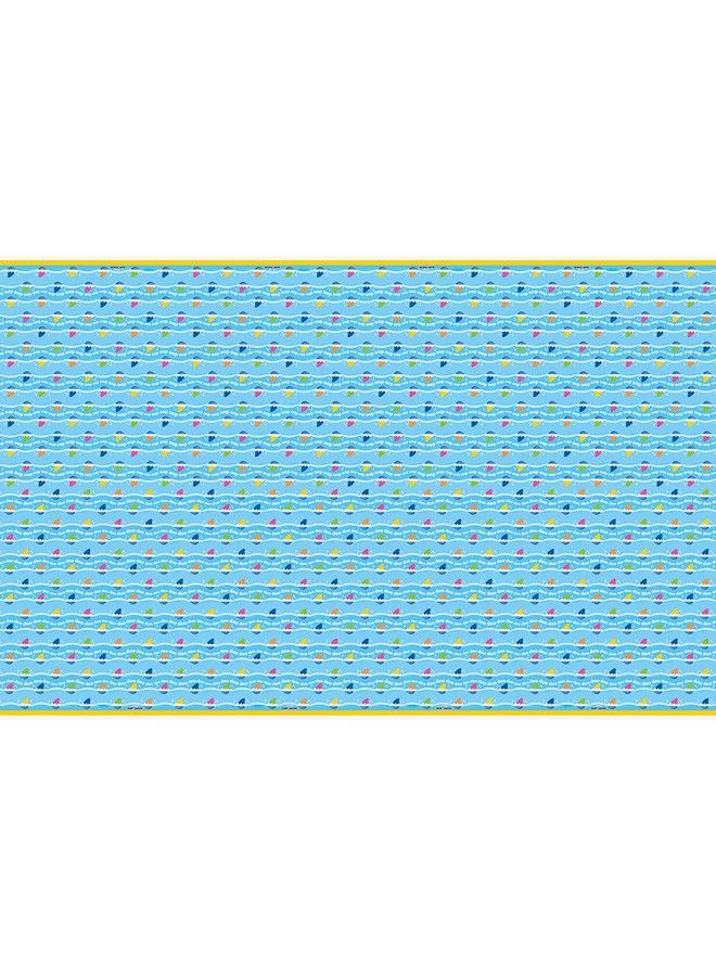 Unique Baby Shark Rectangular Plastic Table Cover 54" X 84" 1 Pc - Image 2