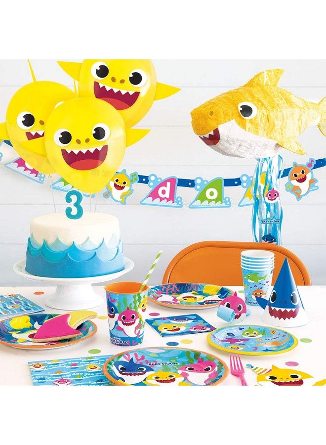 Unique Baby Shark Rectangular Plastic Table Cover 54" X 84" 1 Pc - Image 4