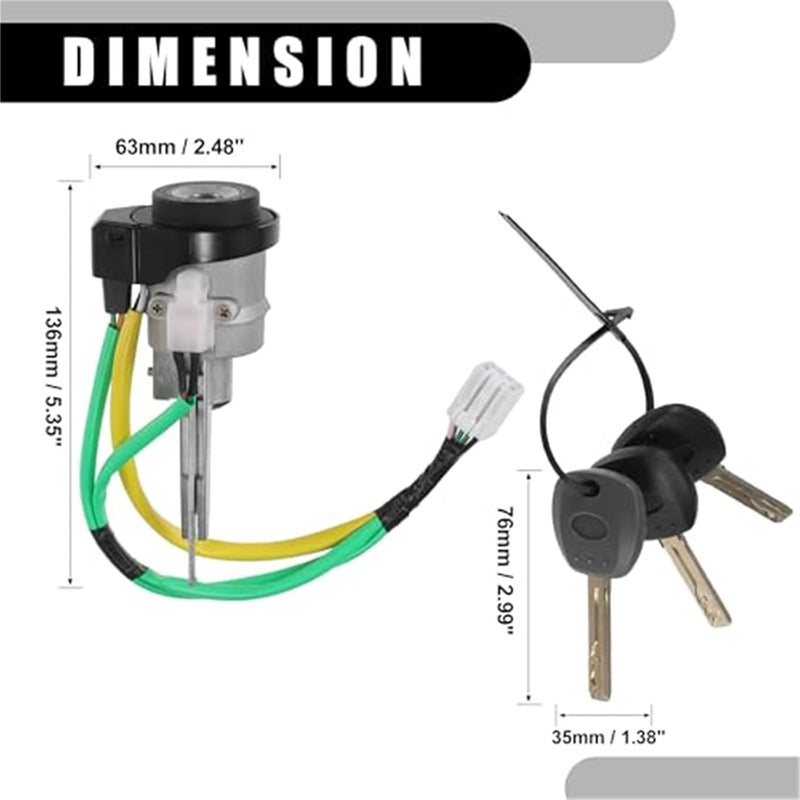 Ignition Lock Cylinder Switch for Hyundai Azera 2008 - Image 3