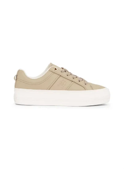 TOMMY HILFIGER Leather Flatform Sneakers