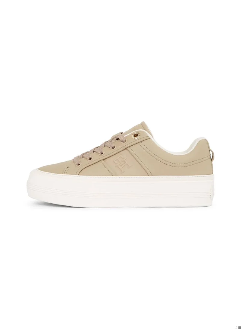 TOMMY HILFIGER Leather Flatform Sneakers