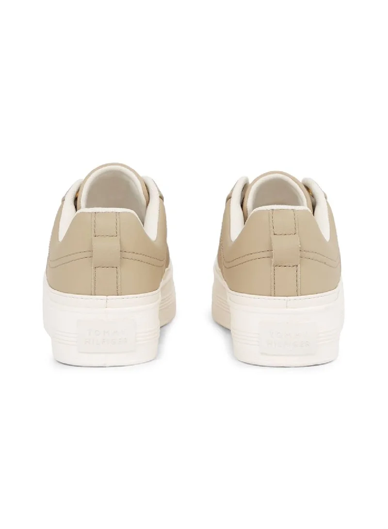 TOMMY HILFIGER Leather Flatform Sneakers