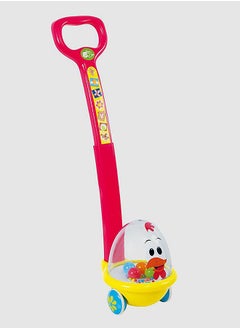 PLAYGO PlayGo Happy Hen Push Along 2848 | Colorful Push Toy with Lights & Sounds | Promotes Physical Development  - Image 1