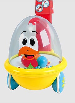 PLAYGO PlayGo Happy Hen Push Along 2848 | Colorful Push Toy with Lights & Sounds | Promotes Physical Development  - Image 3