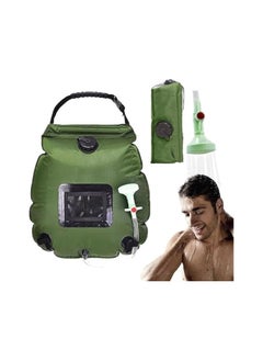 Gioderm Camping Shower, Portable Shower, 5 Gallon/20L, Adjustable Water Flow, Solar Shower Bag, Quick Heating, Suitable for Camping, Hiking, Travel, Beach, etc  - Image 1