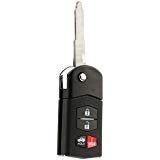 USARemote Flip Key Fob Remote fits 2005 2006 2007 2008 Mazda 6 Sedan & Mazda RX-8 (KPU41788) - Image 1