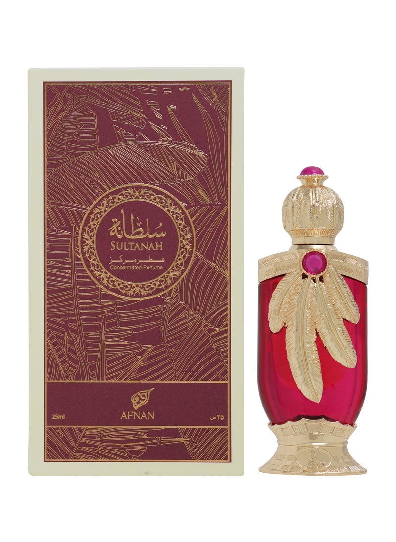 Afnan Sultanah Concentrated Perfume Oil For Women, 25 ML  - Image 3