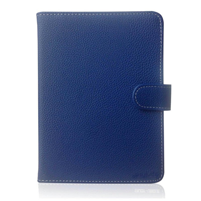 ENJOY-UNIQUE Book Style Litch Pu Leather Case Cover for 6" ebook Reader Case Cover for Sony/kobo/Pocketbook/Nook/tolino 6inch ebook Reader (Blue) - Image 2