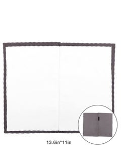 SYOSI 2 PCS Professional Polishing Cloth Large Jewelry Cleaning Cloths, 100% Cotton Multi-Layer Double-Sided Jewelry Cleaning Cloth for Gold Silver Platinum Jewelry  - Image 2