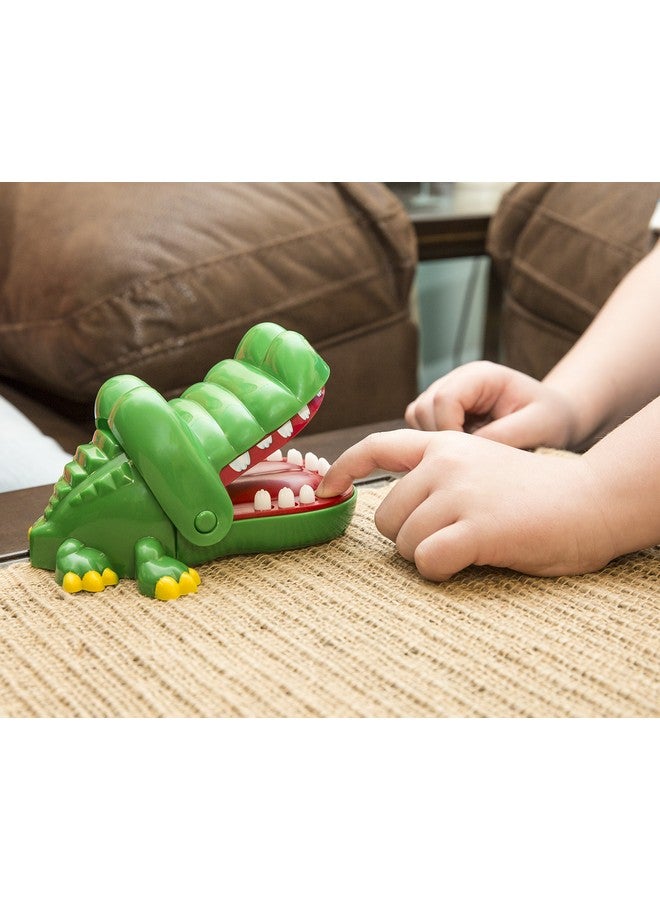 Winning Moves Crocodile Dentist by Winning Moves Games USA, Press Your Luck No Loose Parts Self Contained Game for 1 to 4 Players, Ages 4+ - Image 2