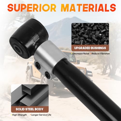 Autoptzxd Adjustable Front Upper/Lower Control Arms for 2018-2024 Jeep Wrangler JL 0-4.5" Lift kits Suspension Control Arm(SET OF 4) - Image 4