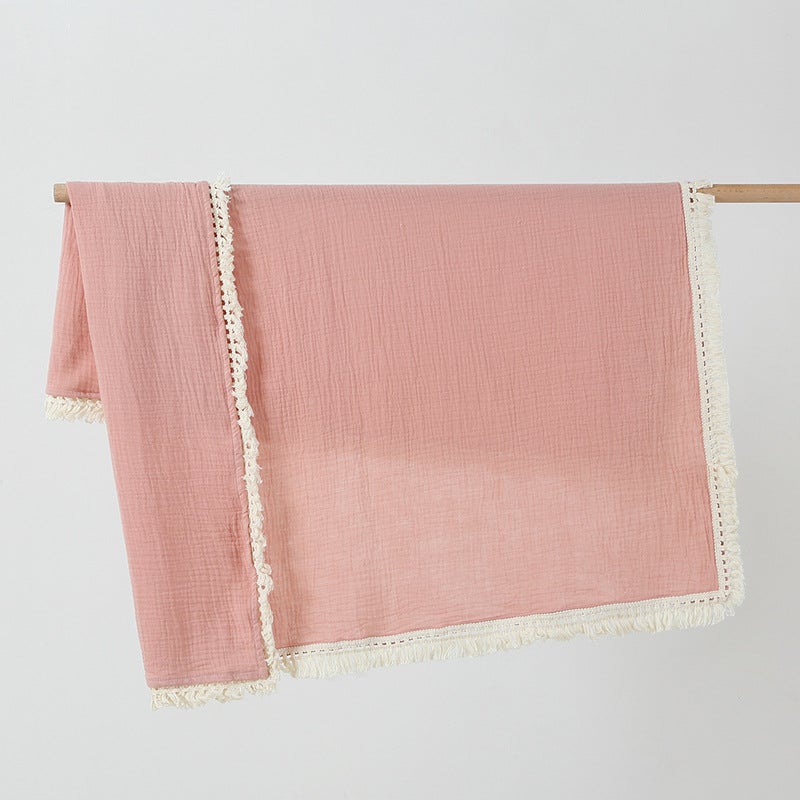 Baby Gauze Large Towel Pure Cotton Baby Soft Bath Towel Absorbent Newborn Children Thin Bathing Newborn Blanket - Image 1