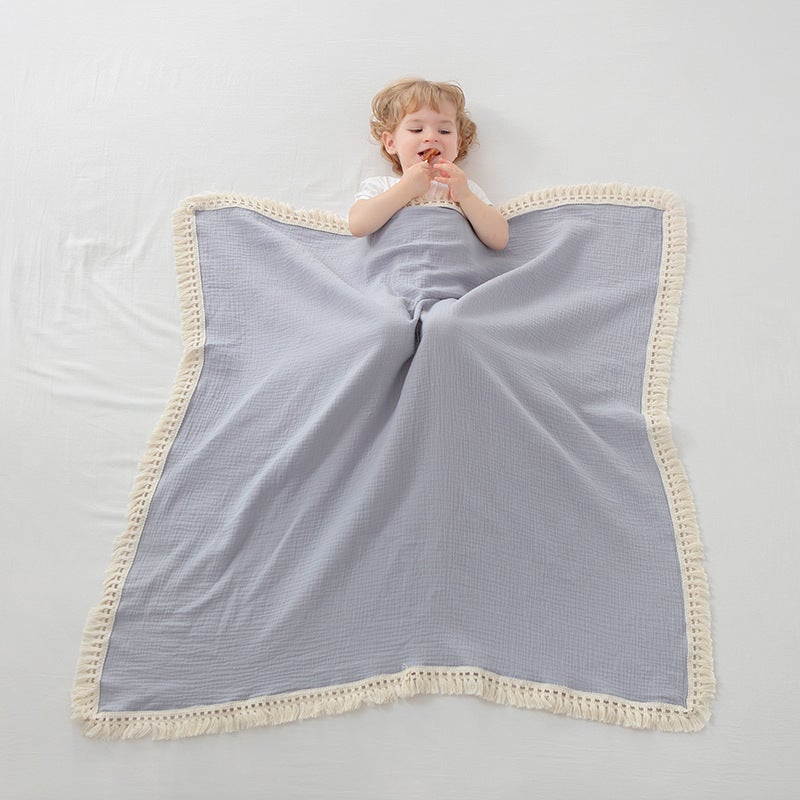 Baby Gauze Large Towel Pure Cotton Baby Soft Bath Towel Absorbent Newborn Children Thin Bathing Newborn Blanket - Image 5