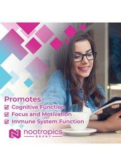 Nootropics Depot Sabroxy® Tablets ; 500Mg ; 30 Count ; Minimum 10% Oroxylina ; Oroxylum Indicum ; May Help Promote Focus & Motivation ; May Help Promote Cognitive Function  - Image 4