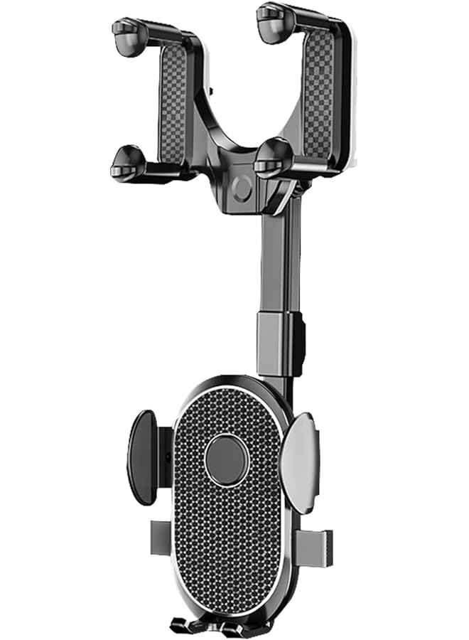 Green Tiger Rear View Mirror Phone Holder, 360° Rotatable and Retractable Car Phone Holder Universal Rearview Car Phones Mount for All Mobile Phones - Image 1