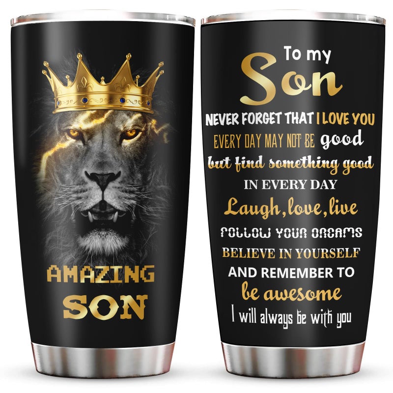 Muilzon Muizon إلى ابني هدايا 20oz القهوة البهلوان - هدايا أبي/أمي للأبناء المزروعة - فكرة هدية عيد ميلاد - Image 1