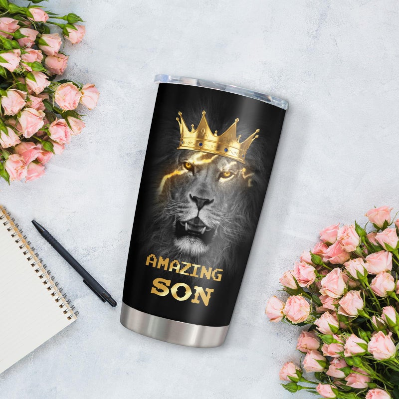 Muilzon Muizon إلى ابني هدايا 20oz القهوة البهلوان - هدايا أبي/أمي للأبناء المزروعة - فكرة هدية عيد ميلاد - Image 5